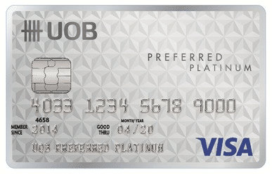 บัตรเครติด ยูโอบี พรีเฟอร์ แพลทินัม (UOB Preferred Platinum Card)